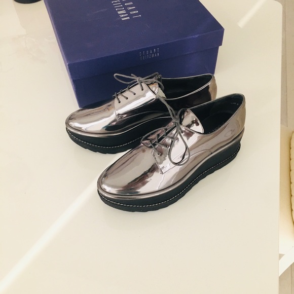 Stuart Weitzman Shoes - - $520 STUART WEITZMAN PATENT LEATHER OXFORD KENT PLATFORM  6.5